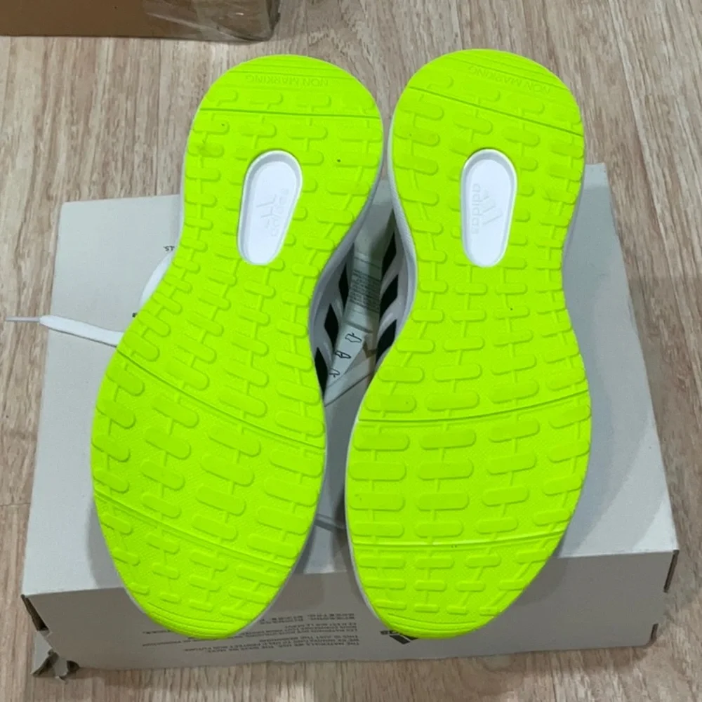 Adidas Kids Sneakers - Neon Yellow and Gray - Picture 5 of 6
